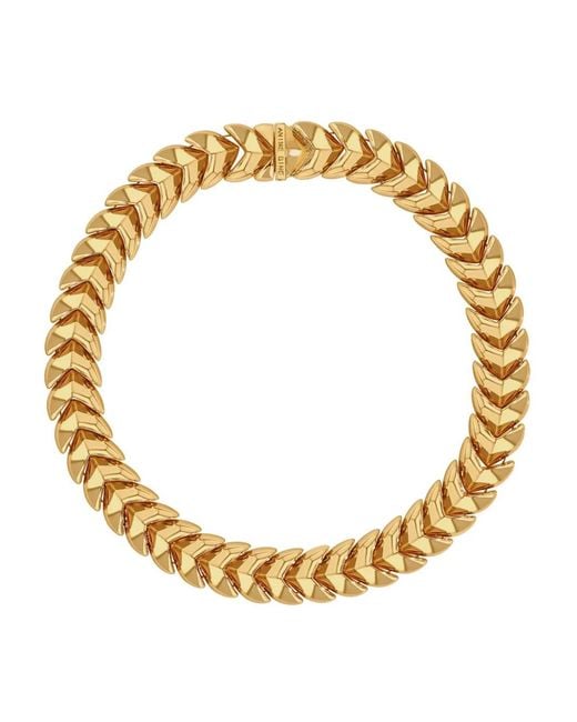 Collar de cadena Anine Bing de color Metallic