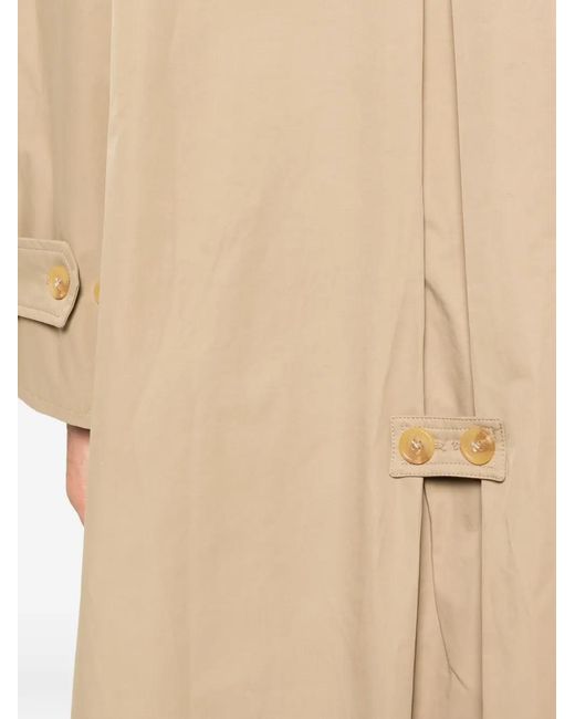 Carter Young Natural Buttoned Pocket Overcoat for men