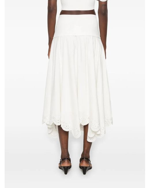 Jonathan Simkhai White Haven Midi Skirt
