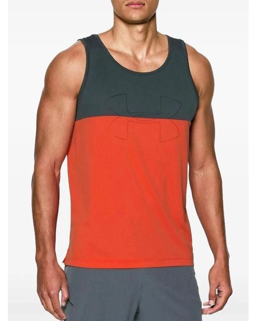 Under Armour Red Fractal Tank Top for men