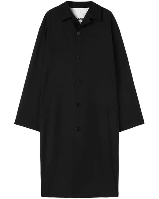 Jil Sander Jas Met Knopen in het Black voor heren