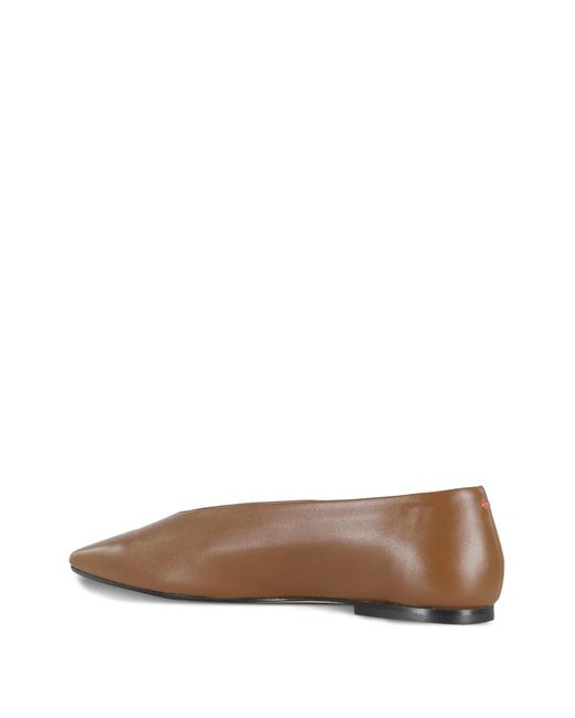 Aeyde Brown Pointed-Toe Pumps