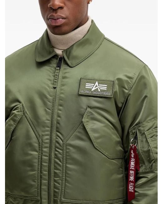 Chaqueta Con Parche Del Logo Alpha Industries de color Green