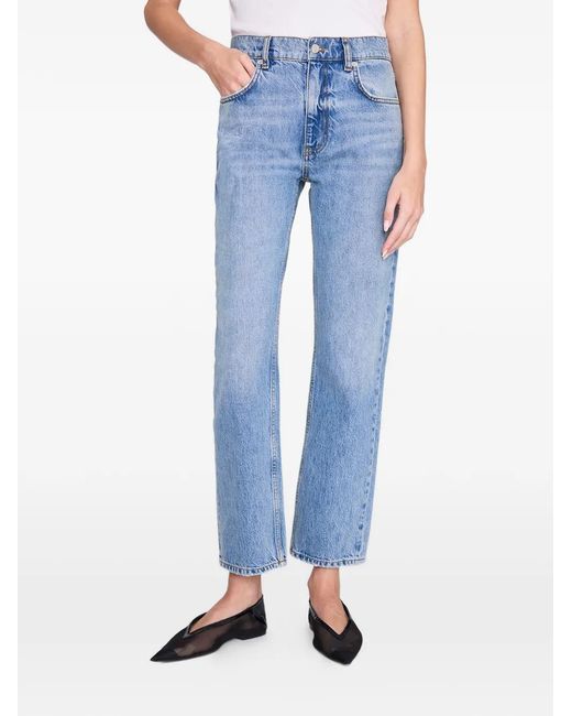 Anine Bing Blue Jean Kate À Coupe Droite