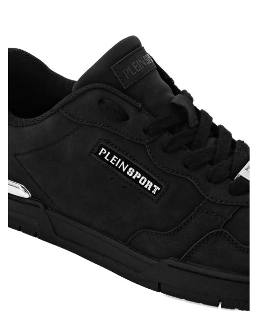 Philipp Plein Black Suede Sneakers
