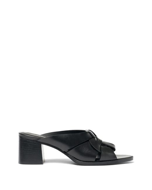 Scarosso Black Mules Aida 55 Mm