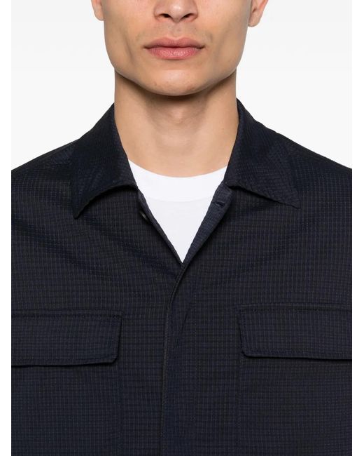 Eleventy Blue Textured Suit for men