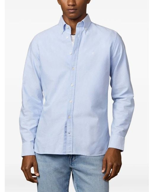Hackett Blue Heritage Oxford Shirt for men