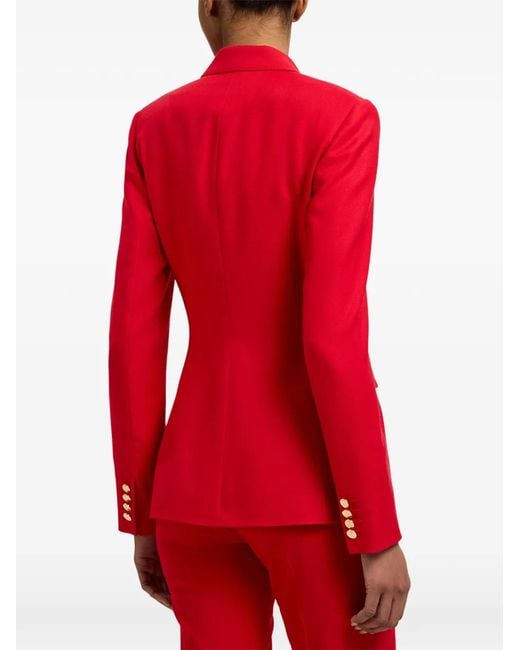 Ralph Lauren Red Camden Double-Breasted Blazer
