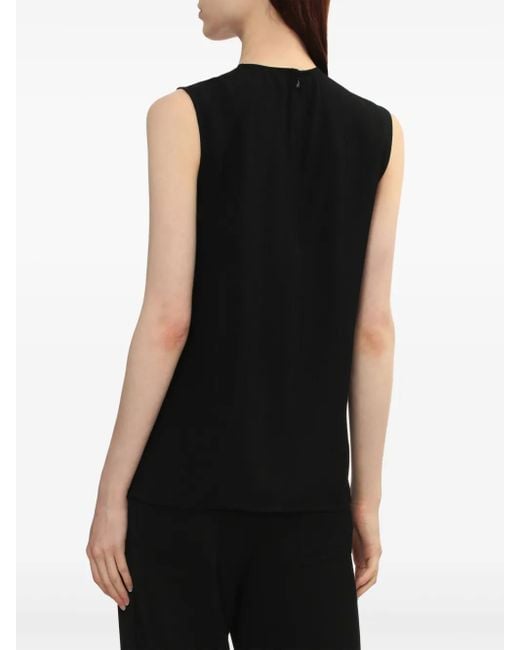 Totême Black Sleeveless Top