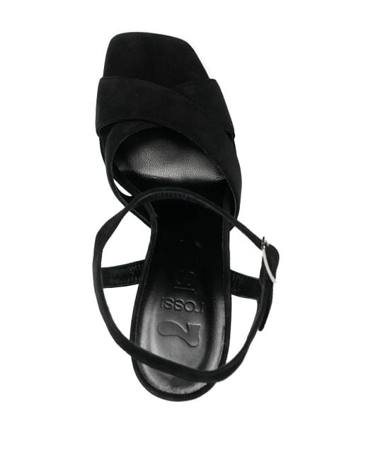 Sergio Rossi Black Si Rossi 90Mm Heeled Sandals