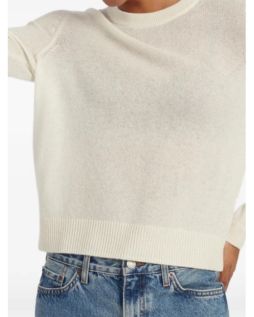 Chinti & Parker White Cashmere Sweater