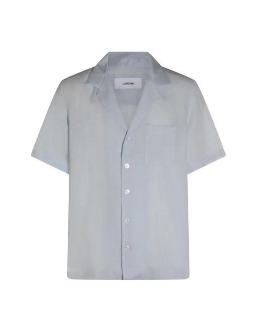 Lardini Gray Short-Sleeve Shirt for men