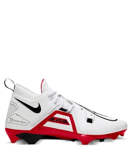 Nike White Alpha Menace Pro 3 Soccer Shoes for men