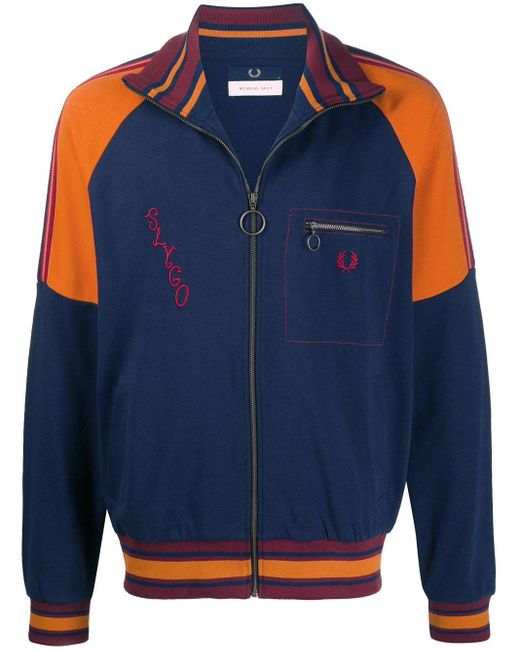 Fred Perry Blue Nicholas Daley Track Jacket for men