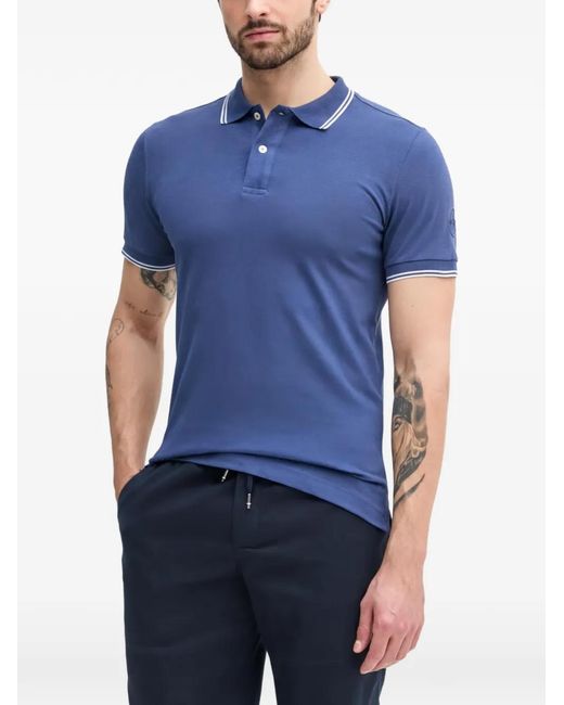 Geox Blue Short-Sleeve Polo Shirt for men