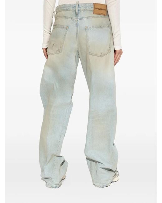 DSquared² Gray Cropped Jeans