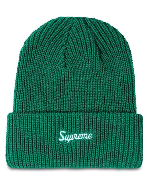 Supreme Green Loose Gauge Beanie