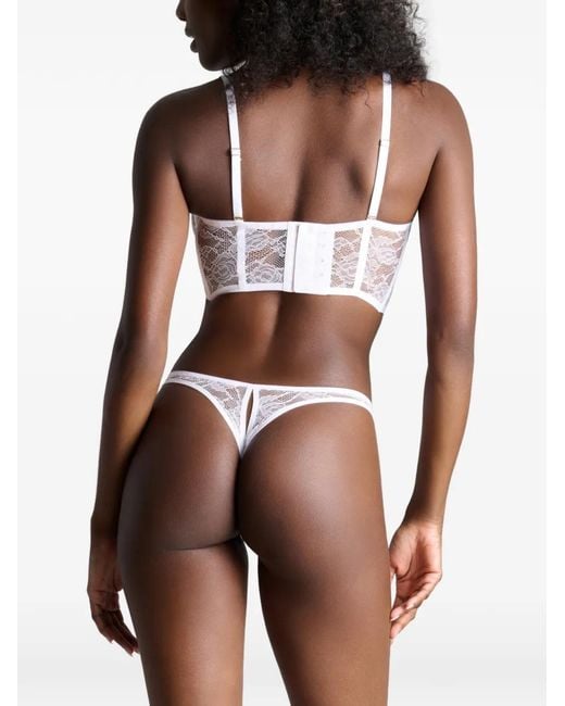 Maison Close String Met Print in het White