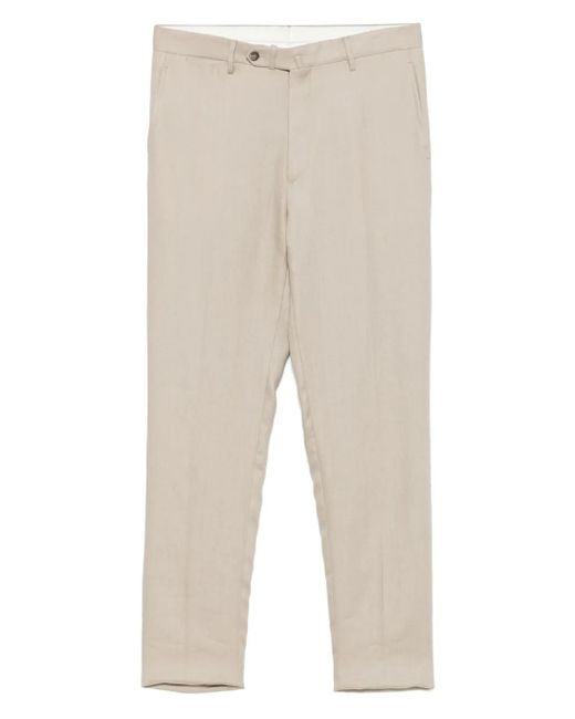 Tagliatore Natural Linen Trousers for men