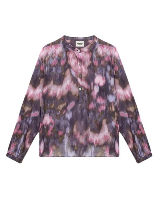 Isabel Marant Purple Maria Blouse