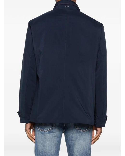 Paul & Shark Blue Button-Up Jacket for men