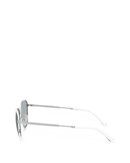 Oliver Peoples Gray R-18 Square-Frame Sunglasses