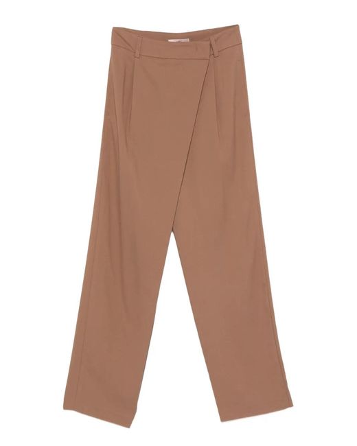Carla G Brown Wrap-Design Pants