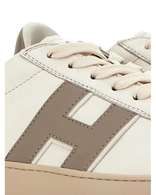 Hogan White Cool Sneakers for men