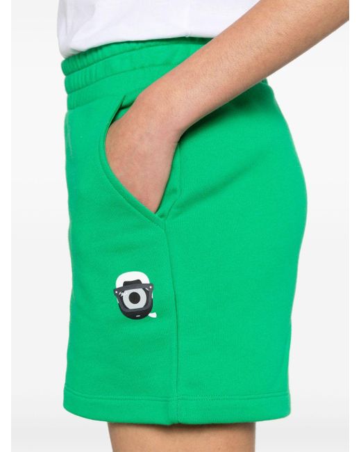 Karl Lagerfeld Green X Darcel Disappoints Track Shorts