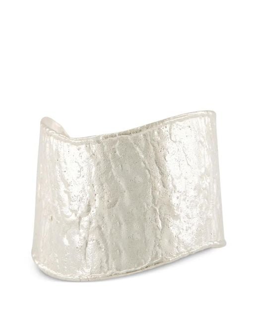 Sylvia Toledano White Flow Cuff Bracelet
