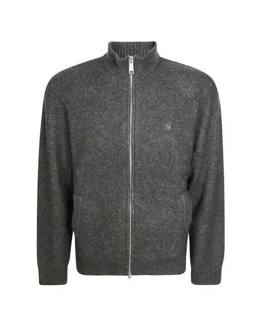 Carhartt Gray Curtis Zip-Up Cardigan for men