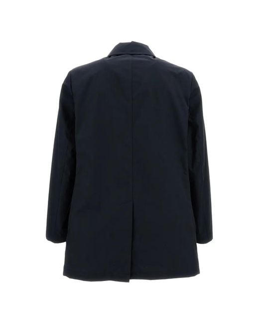 L'IMPERMEABILE Blue Buttoned Coat for men