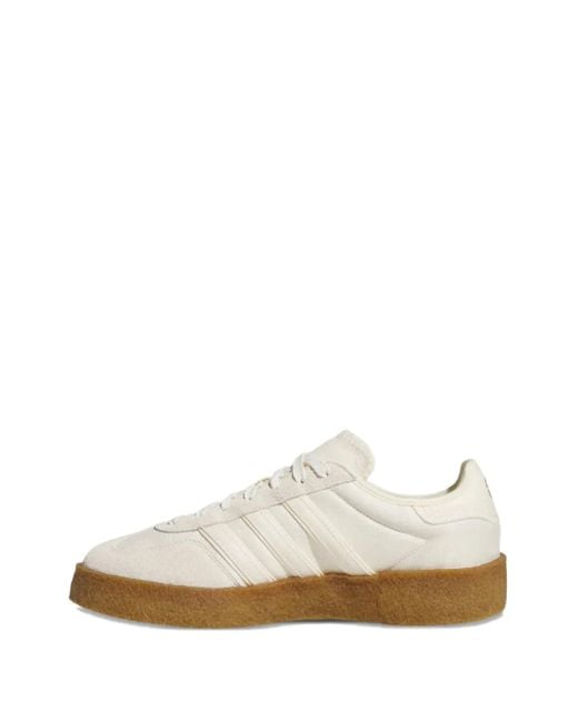 Adidas White X Edison Chen Gazelle Clot Lace-Up Sneakers for men
