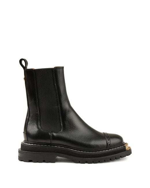 Sandro Black Tone Detail Boots