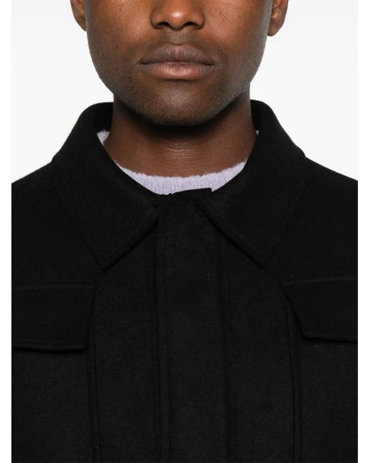 Jil Sander Black Pocket-Detail Shirt for men