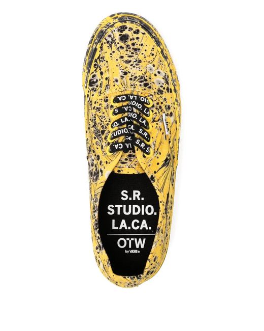 Vans Yellow Otw By X S.R. Studio La.Ca.Authentic 44 Vibram Sneakers