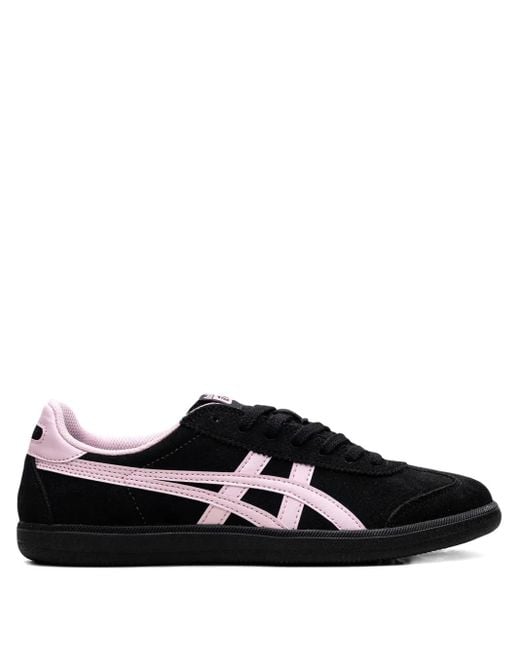 Onitsuka Tiger ブラック/ピンク スニーカー 楽天市場】日本未入荷 オニツカタイガー トクテン スエード ブラック