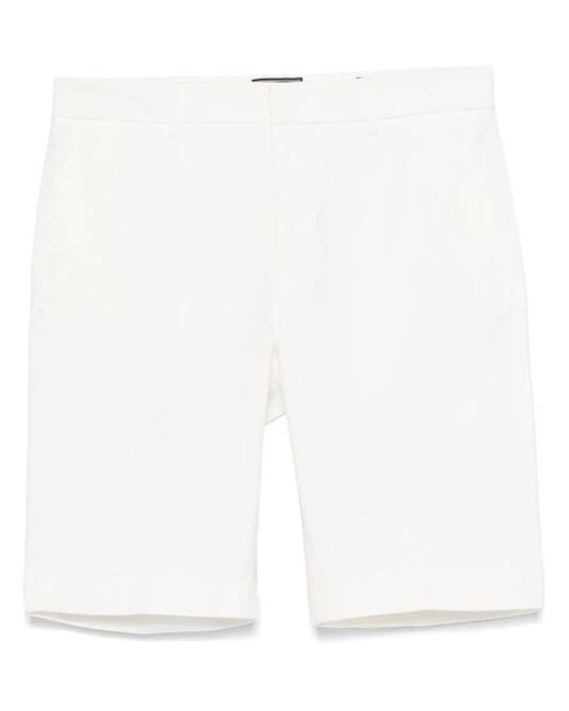 Peserico White Gabardine Shorts for men