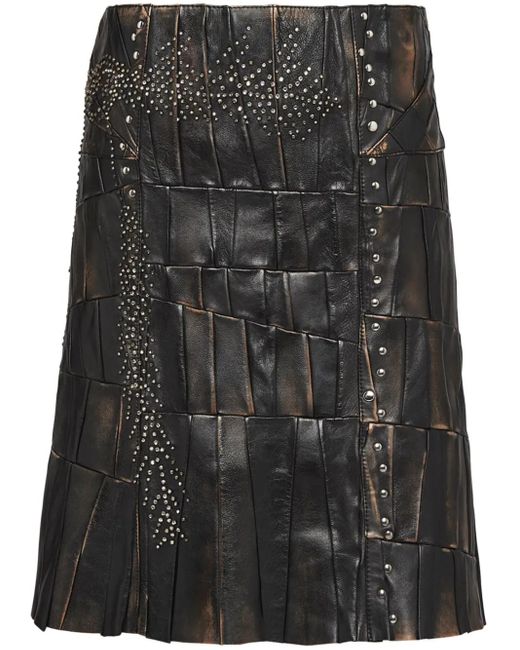 Prada Black Rock Im Patchwork-Look