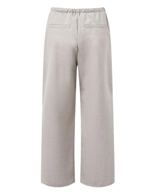 Pantaloni Con Vita Elasticizzata di Amomento in Gray