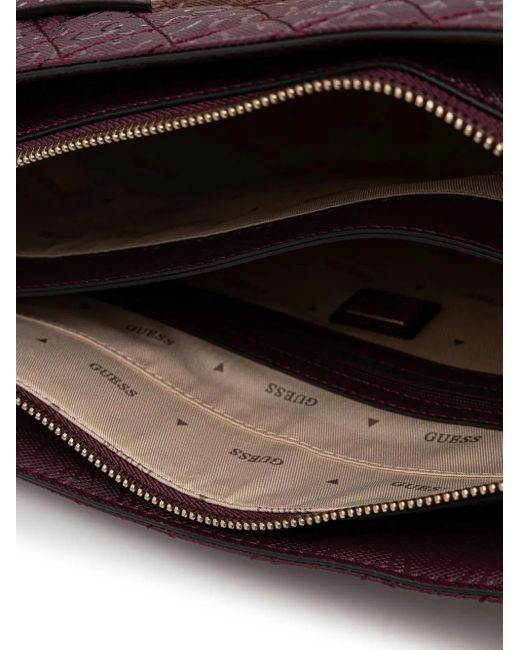 Guess Purple Idra 4G Shoulder Bag