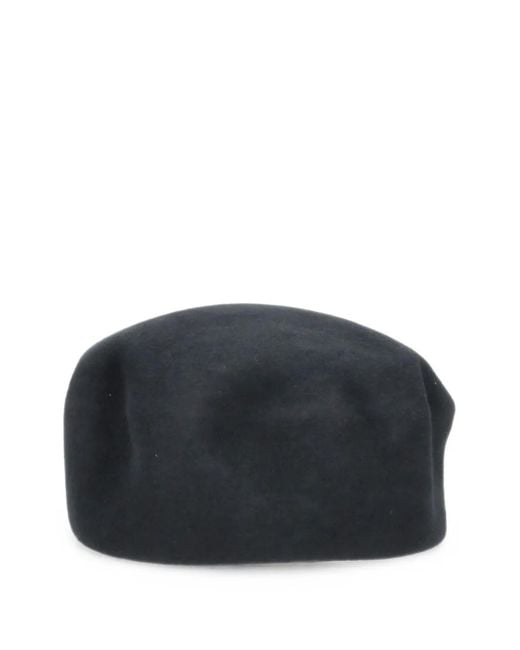 Frankie Shop Black Noxley Pillbox Hat