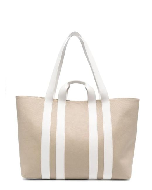 Lanvin White Ballade East West Tote Bag for men