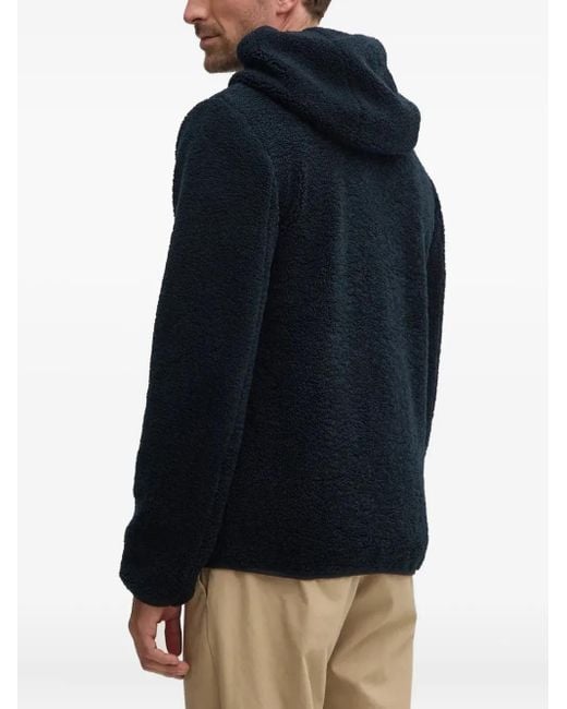 Geox Blue Fleece Hoodie for men