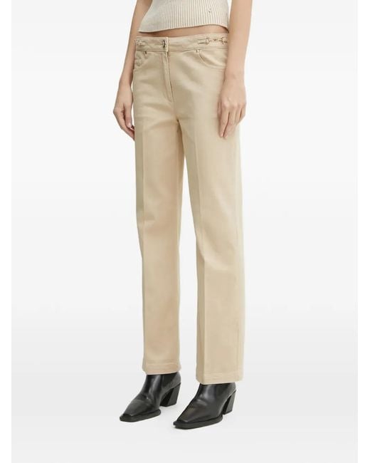 Marciano Natural Chain-detail five-pocket jeans