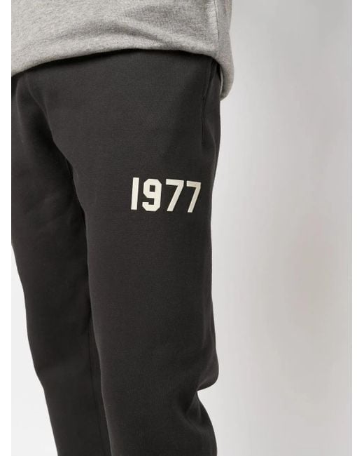Fear Of God Black Slim-Cut Track Pants for men