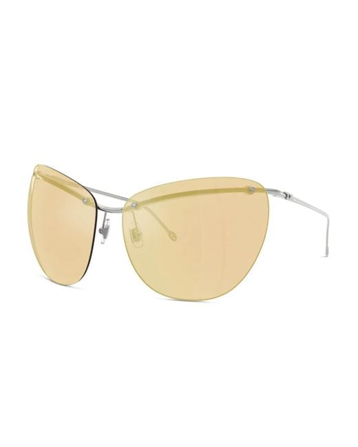 DIESEL Natural Rimless Cat-Eye Sunglasses