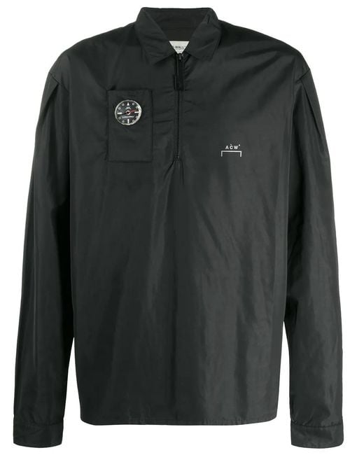 A_COLD_WALL* Black Nylon Compass Jacket for men