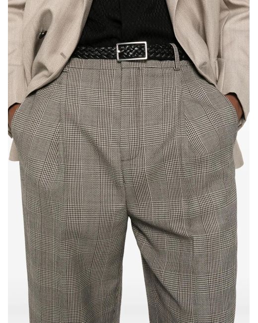 Saint Laurent Gray Wool Trousers for men